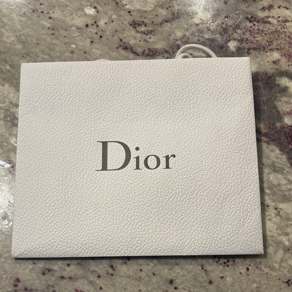 Dior Cream Textured Pouch